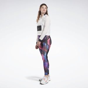 Legginsy Damskie Reebok One Series Running Różowe PL 37BGXKJ